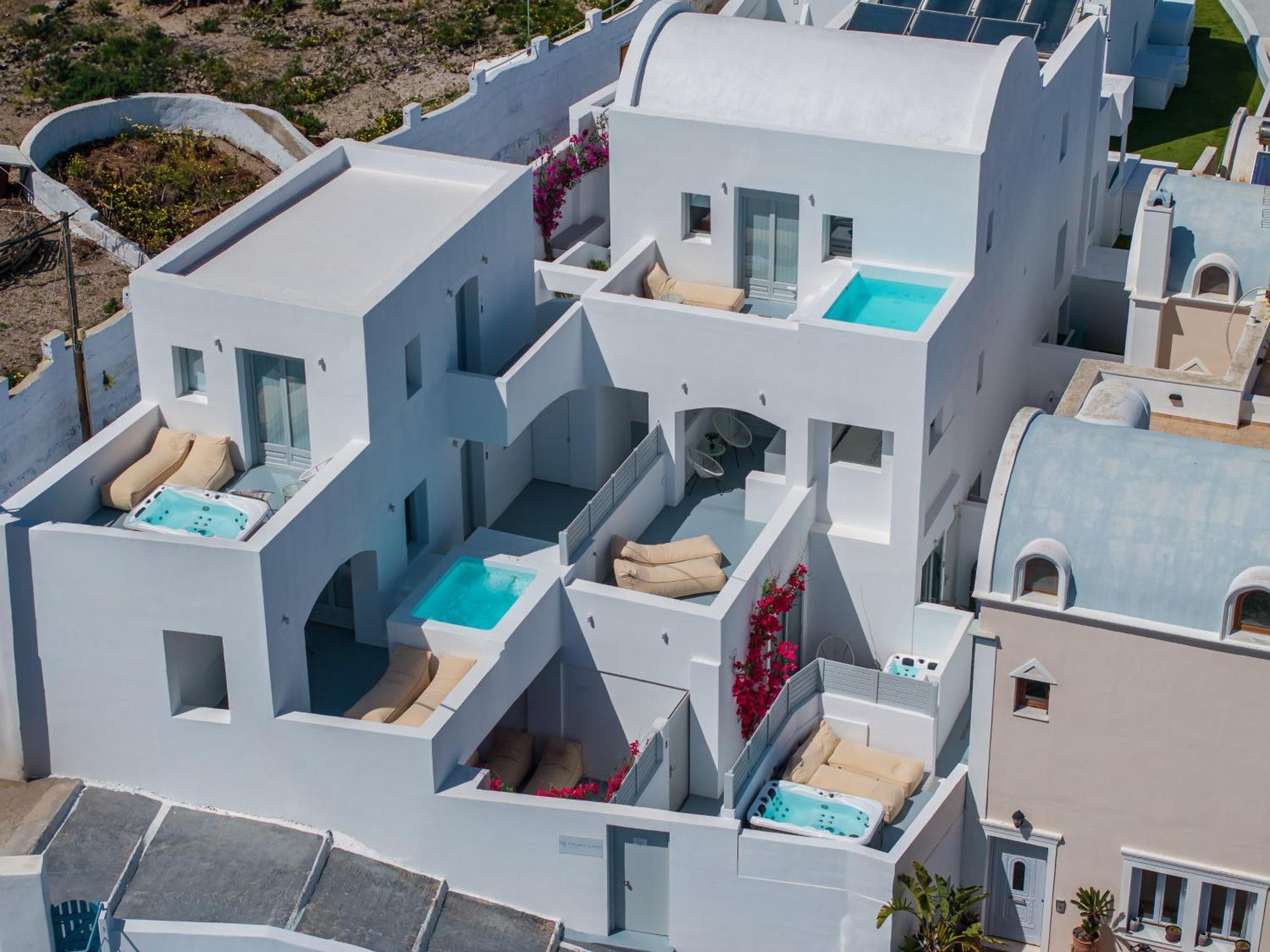 Cycladic Suites & Spa ฟิรา ภายนอก รูปภาพ
